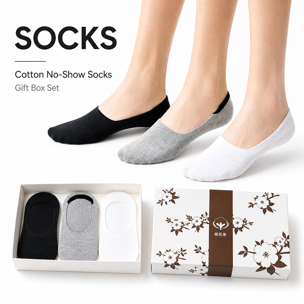 Invisibility Sock Loafer - 6 Pares de Meias Invisíveis Unissex