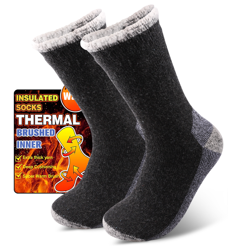 Wool Hiking Sock - 1 par de meias masculinas de
