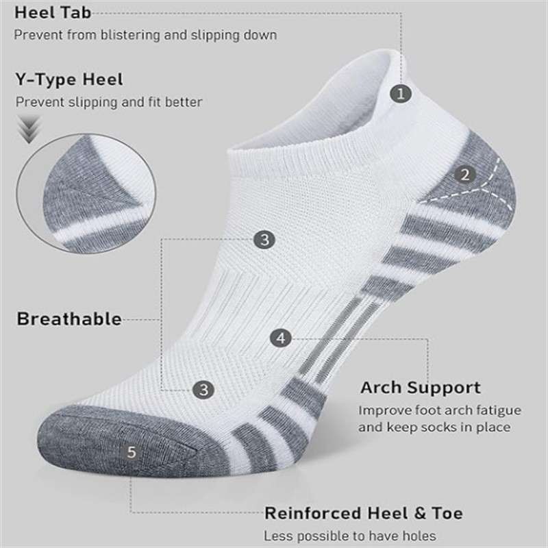 12/24 Pares de Meias Esportiva - Ankle Sock Low Cut avaliação e preço