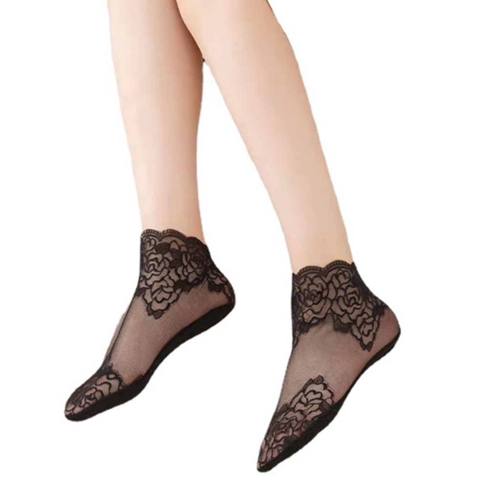 Meias femininas finas de renda - Invisibility Sock Loafer avaliação e preço
