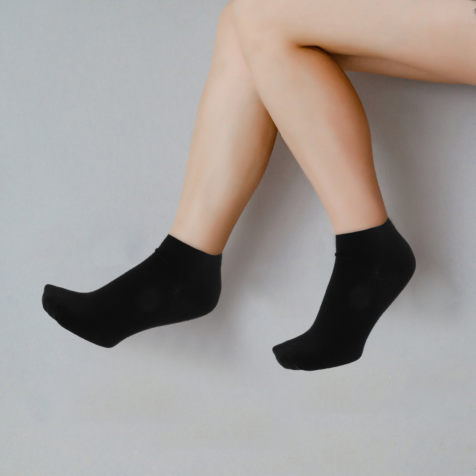 6 Pares de Meias Invisíveis Fe - Invisibility Sock Loafer avaliação e preço