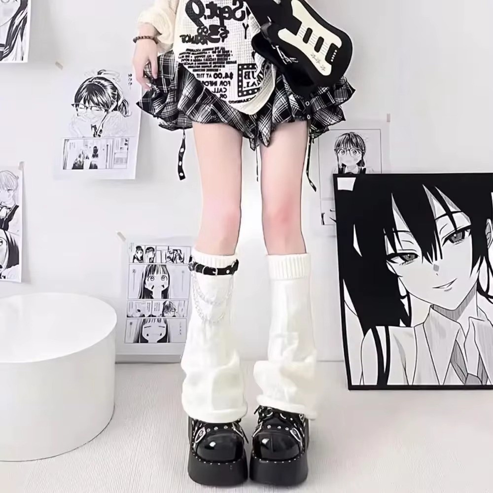 Meias de Bota Góticas Harajuku - Boot Sock Slouchy avaliação e preço