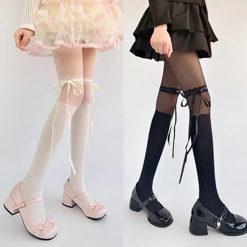 Meias-calças Lolita Cos Sweet  - Tights Pantyhose Sheer avaliação e preço