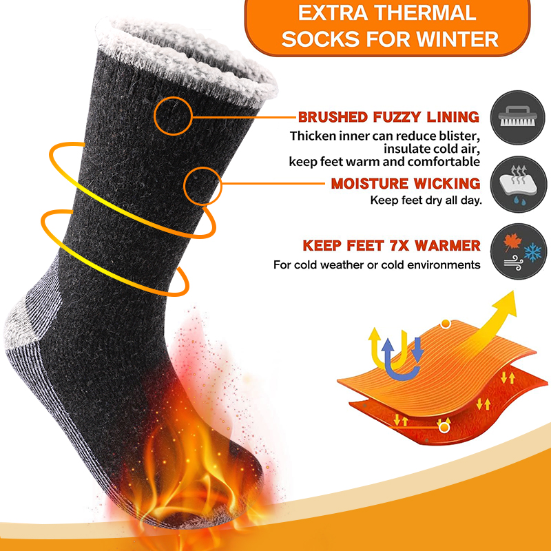 1 par de meias masculinas de l - Wool Hiking Sock avaliação e preço